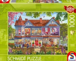 Schmidt Spiele Erwachsenenpuzzle>Haus im Frühling - Puzzle 1000 Teile