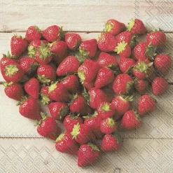 IHR Servietten Und Serviettenringe|Servietten>Heart of Strawberries Lunch-Servietten L 866100