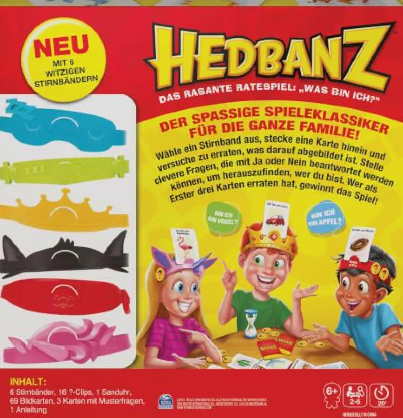 Spin Master Kinderspiele>Hedbanz Refresh