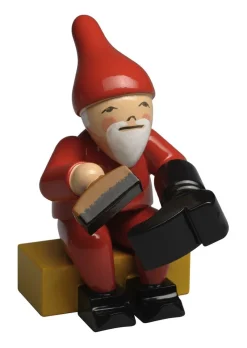 Wendt&Kühn Figuren>Heinzelmännchen mit Stiefel, Blumenkinder und Freu