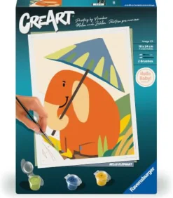Ravensburger Malen Und Zeichnen>Hello Elephant - Malen nach Zahlen