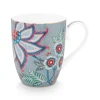 Pip Studio Henkelbecher>Henkelbecher groß „Flower Festival", hellblau, 350