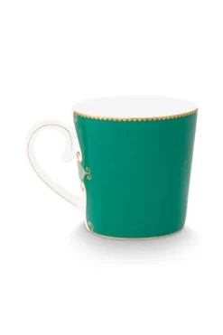 Pip Studio Henkelbecher>Henkelbecher groß „Love Birds", Medallion, emerald