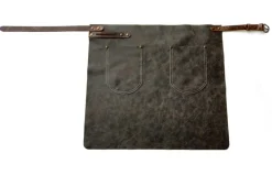 Feuermeister Grillzubehör>Hüftschürze Antikleder Gr.2 70x55cm anthrazit