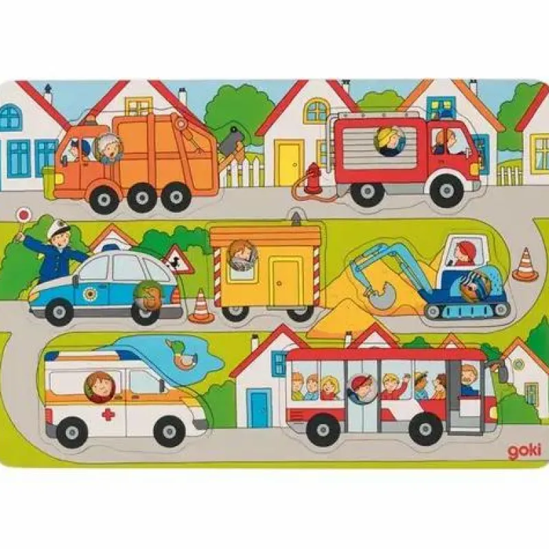 Gollnest & Kiesel Kleinkindpuzzle|Spielen>Hintergrundbildpuzzle Auf der Straße