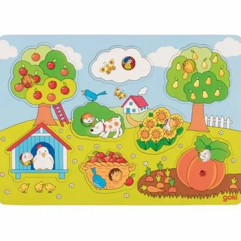 Gollnest & Kiesel Kleinkindpuzzle|Spielen>Hintergrundbildpuzzle Im Garten