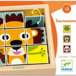 Djeco Spielen>Holz Puzzle: Touranimo 9 Teile