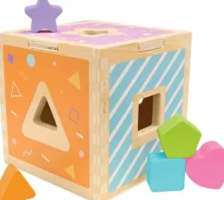 SpielMaus Bauen>Holz Steckbox, Silikon, 6 Teile
