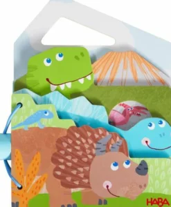 Haba Spielen>Holz-Babybuch Dinos