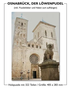 Philos Erwachsenenpuzzle|Geschenkartikel Für Große>Holzpuzzle - Osnabrück, Der Löwenpudel 322 Teile