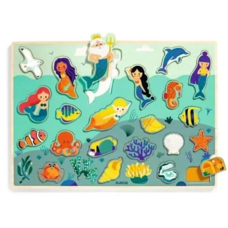 Djeco Kleinkindpuzzle|Spielen>Holzpuzzle: See