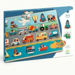 Djeco Kleinkindpuzzle|Spielen>Holzpuzzle: Vroom
