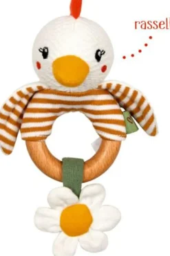 COPPENRATH SPG Spielen>Holz-Ringrassel Huhn - Little Wonder