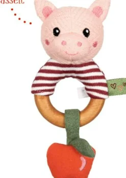 COPPENRATH SPG Spielen>Holz-Ringrassel Schwein - Little Wonder