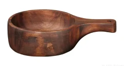 Asa Selection Schalen>Holzschale mit Griff, akazie massi 22,5x 14,5 h. 5