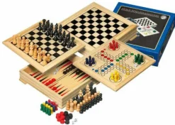 Philos Familien- Und Gesellschaftsspiele>Holz-Spielesammlung Reise