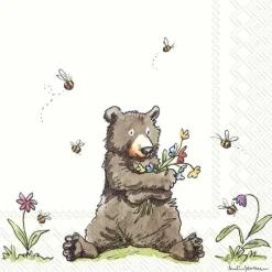 IHR Servietten Und Serviettenringe|Servietten>HONEY BEAR Lunch-Servietten L 855700