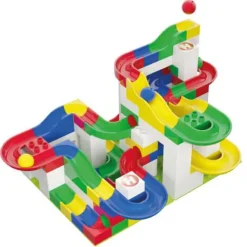Hubelino Klemm- Und Magnetbaukästen>Kugelbahn Baukasten basis (123-teilig)