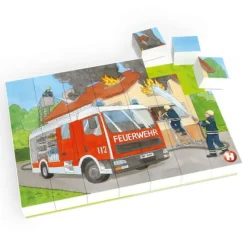 Hubelino Kinderpuzzle>Puzzle Feuerwehr Einsatz (35-teilig)