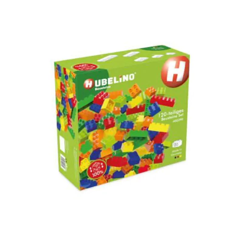 Hubelino Klemm- Und Magnetbaukästen>120-teiliges Bausteine Set (bunt)
