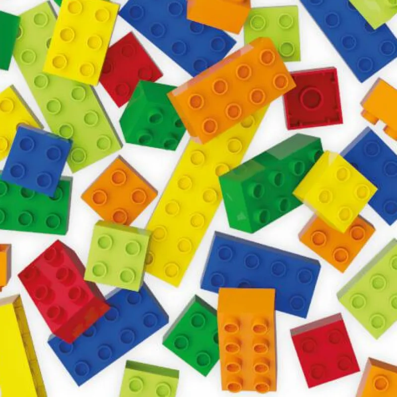 Hubelino Klemm- Und Magnetbaukästen>120-teiliges Bausteine Set (bunt)