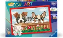 Ravensburger Malen Und Zeichnen>Hunde und Katze - Malen nach Zahlen