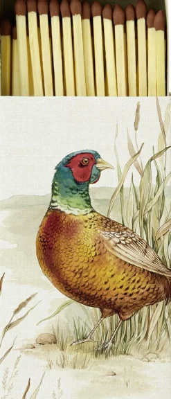 IHR Kerzen, Leuchter Und Zubehör>HUNTED PHEASANT Cream Streichholzschachtel MBL1012
