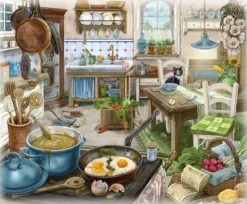 Ravensburger Geschenkartikel Für Große|Erwachsenenpuzzle>Im Gutshaus Zimmer 1: Küche - Exit Puzzle 99 Teile