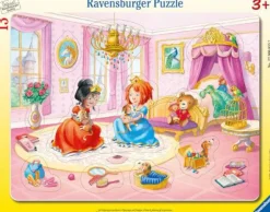 Ravensburger Kinderpuzzle>Im Prinzessinnenschloss - Rahmenpuzzle 13 Teile