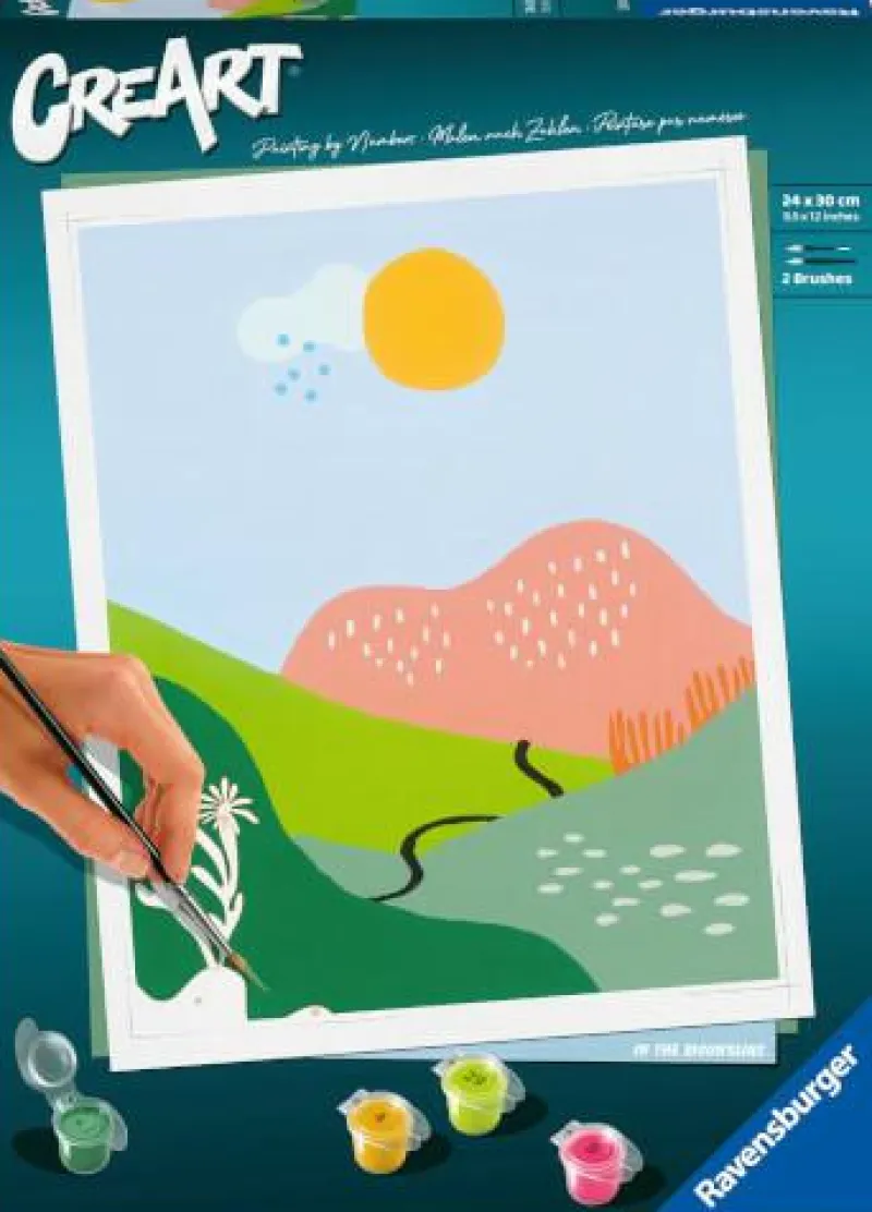 Ravensburger Malen Und Zeichnen>In the Mountains - Malen nach Zahlen