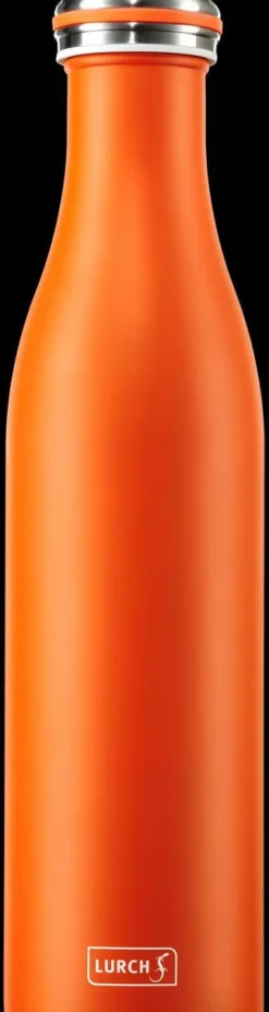 Lurch Isolierkannen Und Zubehör>Isolier-Flasche Edelstahl 0,75l Orange