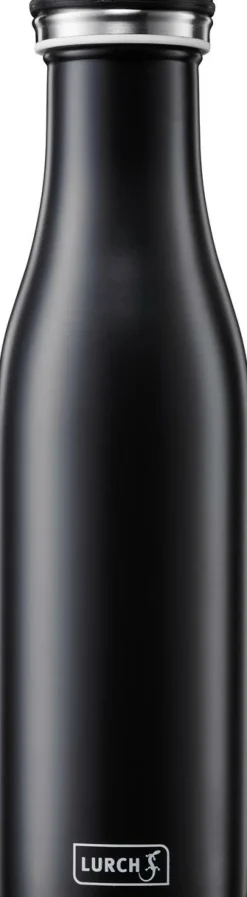 Lurch Isolierkannen Und Zubehör>Isolier-Flasche Edelstahl 0,5l mattschwarz