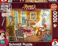 Schmidt Spiele Erwachsenenpuzzle>J. Journey: Salon des Orchideenanwesens - Puzzle 1