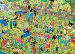 Jumbo Erwachsenenpuzzle>Jan van Haasteren: Hunde Parkour: 1000 Teile