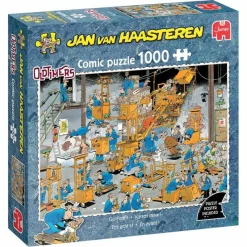 Jumbo Erwachsenenpuzzle>Jan Van Haasteren Oldtimers: Los geht's!- 1000 Tei