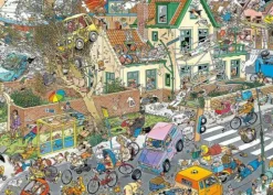 Jumbo Erwachsenenpuzzle>Jan van Haasteren: Süßigkeiten Fabrik - Puzzle 500