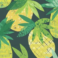 IHR Servietten Und Serviettenringe|Servietten>JUICY ANNA green Lunch-Servietten L 991820