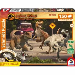 Schmidt Spiele Kinderpuzzle>Jurassic World, Angriff Der Vel 150 Teile