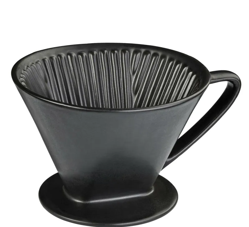 Cilio Kaffeezubehör>Kaffeefilter Gr. 4 schwarz matt