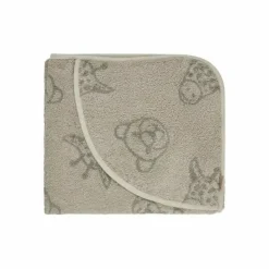 Sterntaler Badtextilien>Kapuzenbadetuch 100X100 Löwe Leo Steingrau