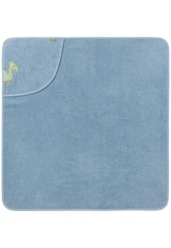 Sterntaler Badtextilien>Kapuzenbadetuch 80x80 Rexi blau