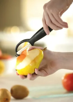 Gefu Schälen Und Zerkleinern>Keramikschäler mit Senkrechter Klinge