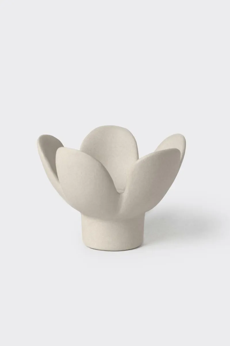 Räder Kerzen, Leuchter Und Zubehör>Kerzenhalter Blume Beige 8x8x5,5cm