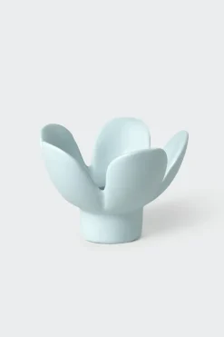 Räder Kerzen, Leuchter Und Zubehör>Kerzenhalter Blume Blau 8x8x5,5cm