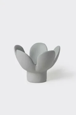 Räder Kerzen, Leuchter Und Zubehör>Kerzenhalter Blume Grau 8x8x5,5cm