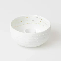 Räder Kerzen, Leuchter Und Zubehör>Kerzenschälchen „Punktlinien", D.9,4cm, H.5cm