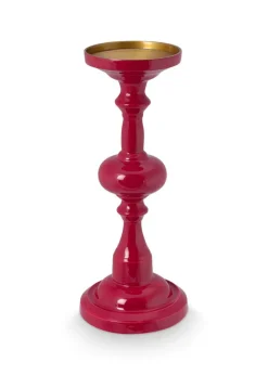 Pip Studio Kerzen, Leuchter Und Zubehör>Kerzenständer mittel, Metall, pink, 34cm