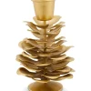 Pip Studio Beleuchtung>Kerzenständer „Tannenzapfen", gold, H: 11cm