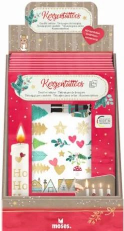 Moses Dekoration>Kerzen-Tattoos Winterwunder
