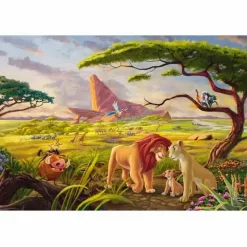Schmidt Spiele Kinderpuzzle>Kinkade Disney, König Der Löwen 200 Teile